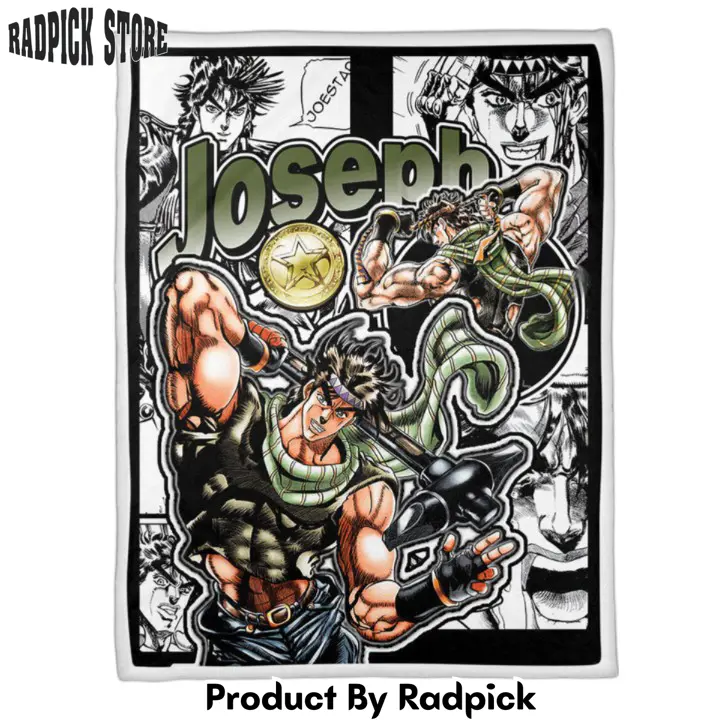 Joseph joestar blanket custom jjba anime  rp0153456